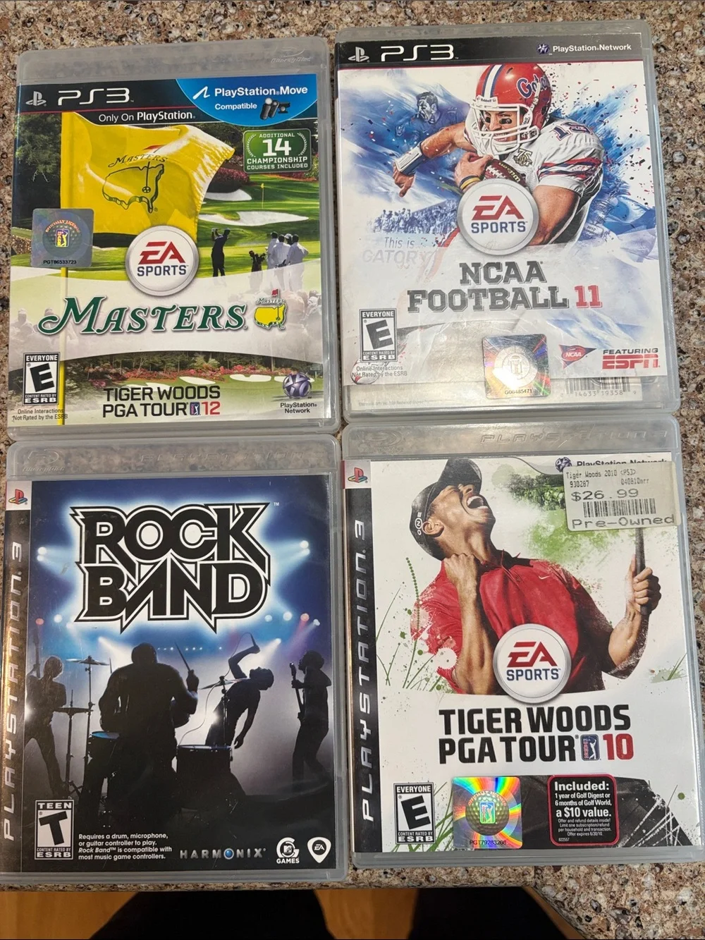 PS3 Video Games - Lot of 8 games. Pre- Owned